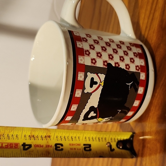 Vintage Linda Morgan Sheep Ceramic Coffee Mug, C-handle - Picture 7 of 7